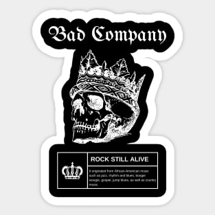 King Vintage Bad Company Sticker